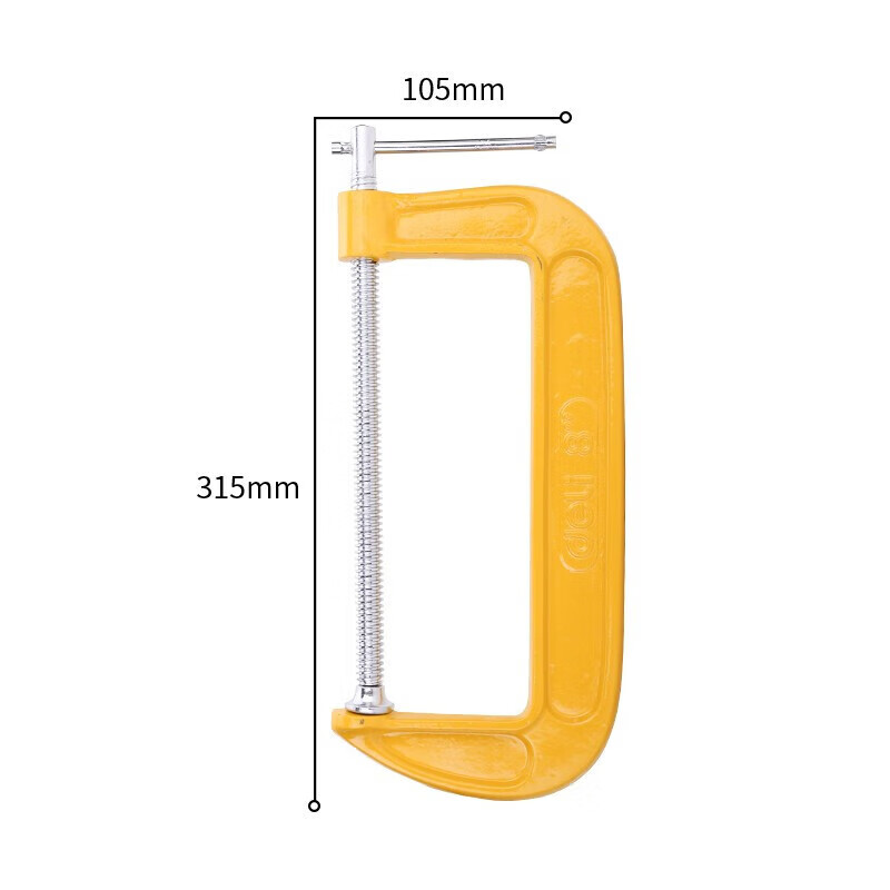 Deli DL-G208 G-образный зажим Зажим G-типа Деревообрабатывающий зажим C-типа плоскогубцы Зажим для деревообработки зажим зажим c-типа f зажим деревообрабатывающий зажим c-типа