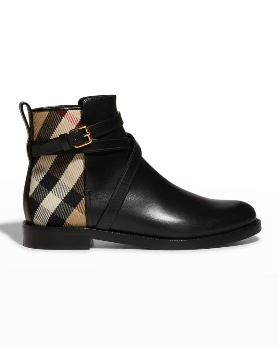 

Ботинки до щиколотки в клетку Pryle Equestrian Burberry