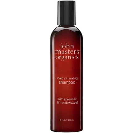 Органический шампунь John Masters, стимулирующий кожу головы, с мятой и таволгой, 8 жидких унций, 236 мл, John Masters Organics