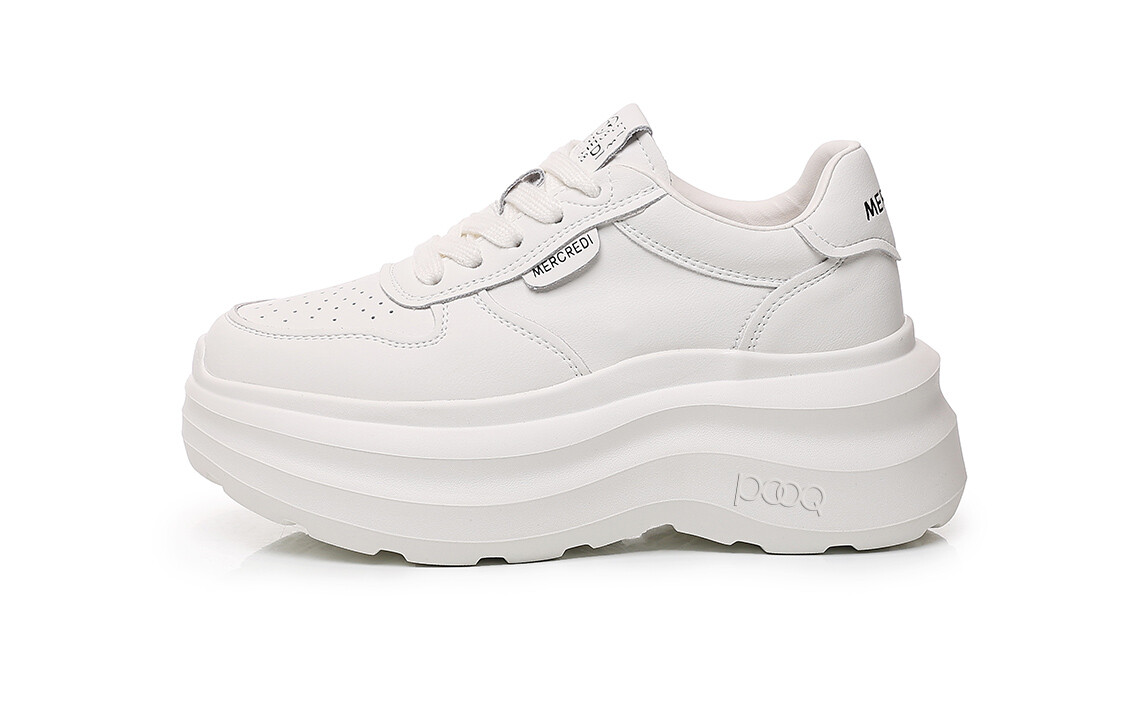 

Кроссовки для образа жизни Женские низкие Pooq, цвет White Silver