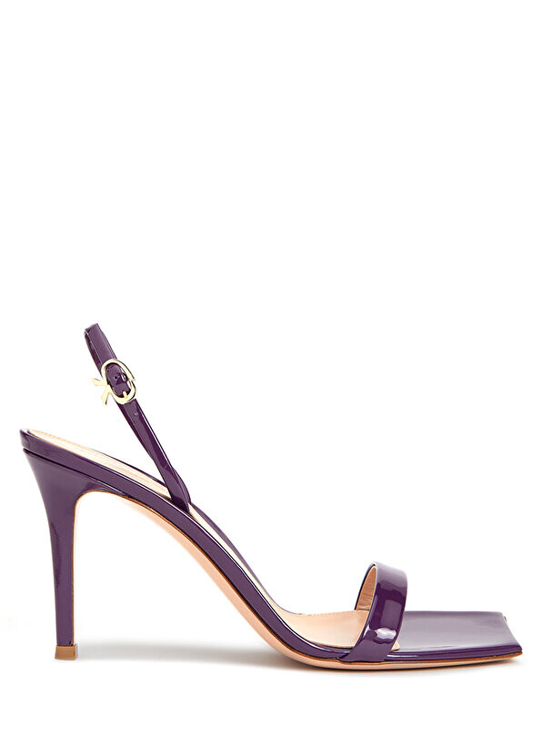 

Женские кожаные сандалии ribbon purple Gianvito Rossi