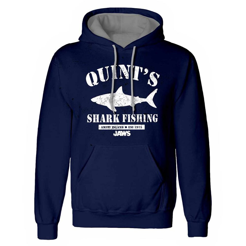 

Худи Heroes Official Jaws Quints Shark Fishing, синий