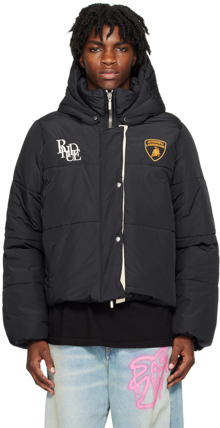 

Черная куртка-пуховик Lamborghini Edition Rhude, Черный