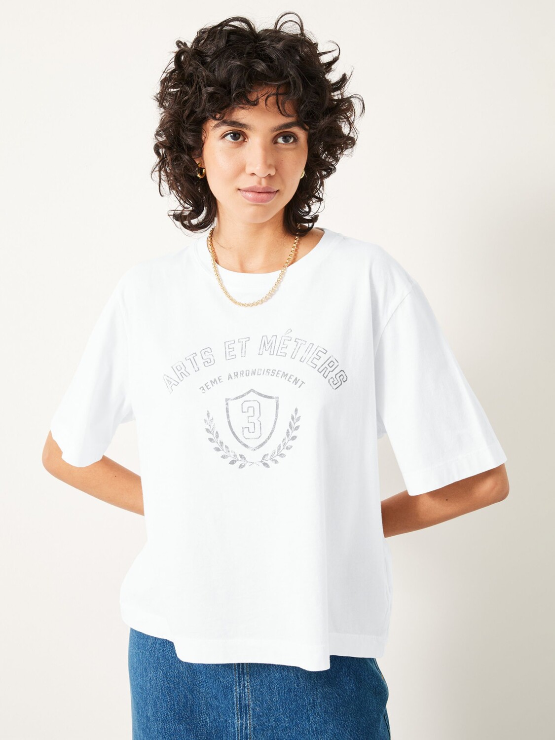 

Футболка hush Arts Et Metiers, белая, Белый