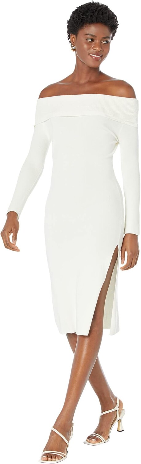 

Платье Steve Madden Francesca Sweaterdress, цвет Pristine Ivory