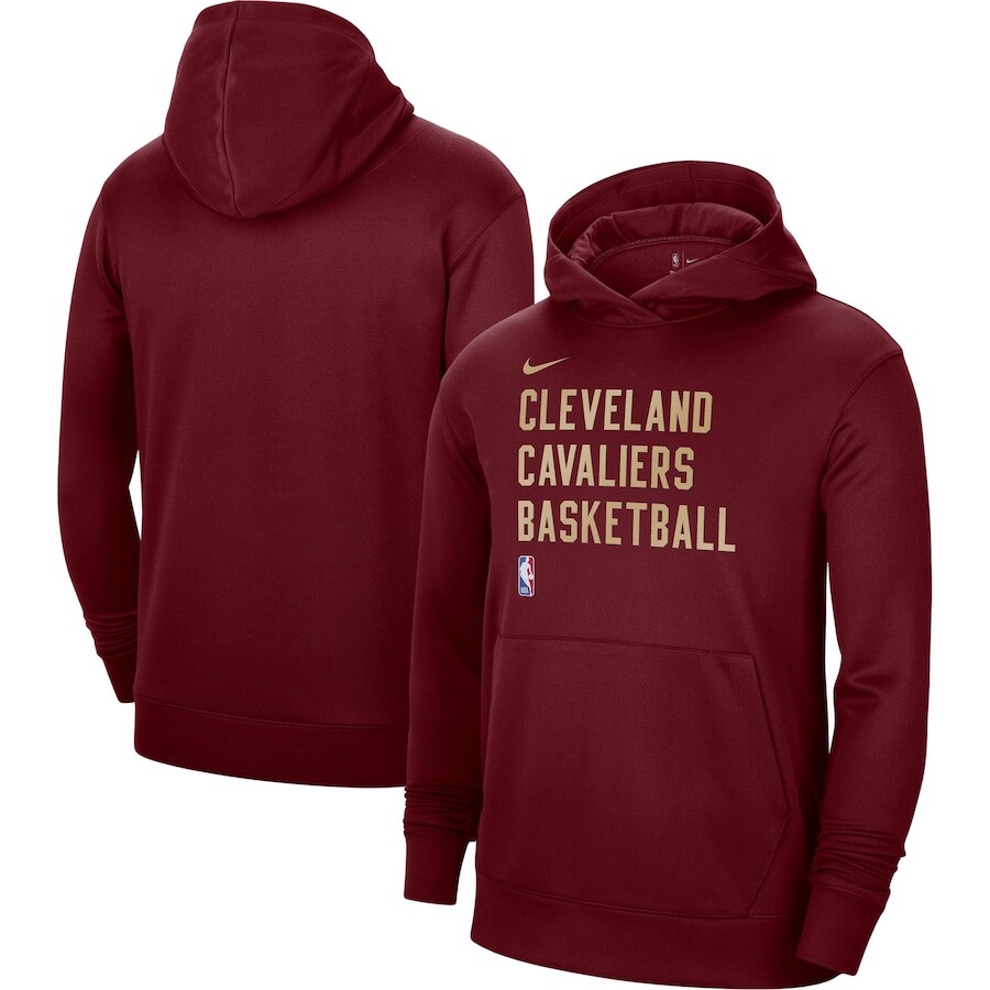 

Пуловер с капюшоном Nike Cleveland Cavaliers, бордовый