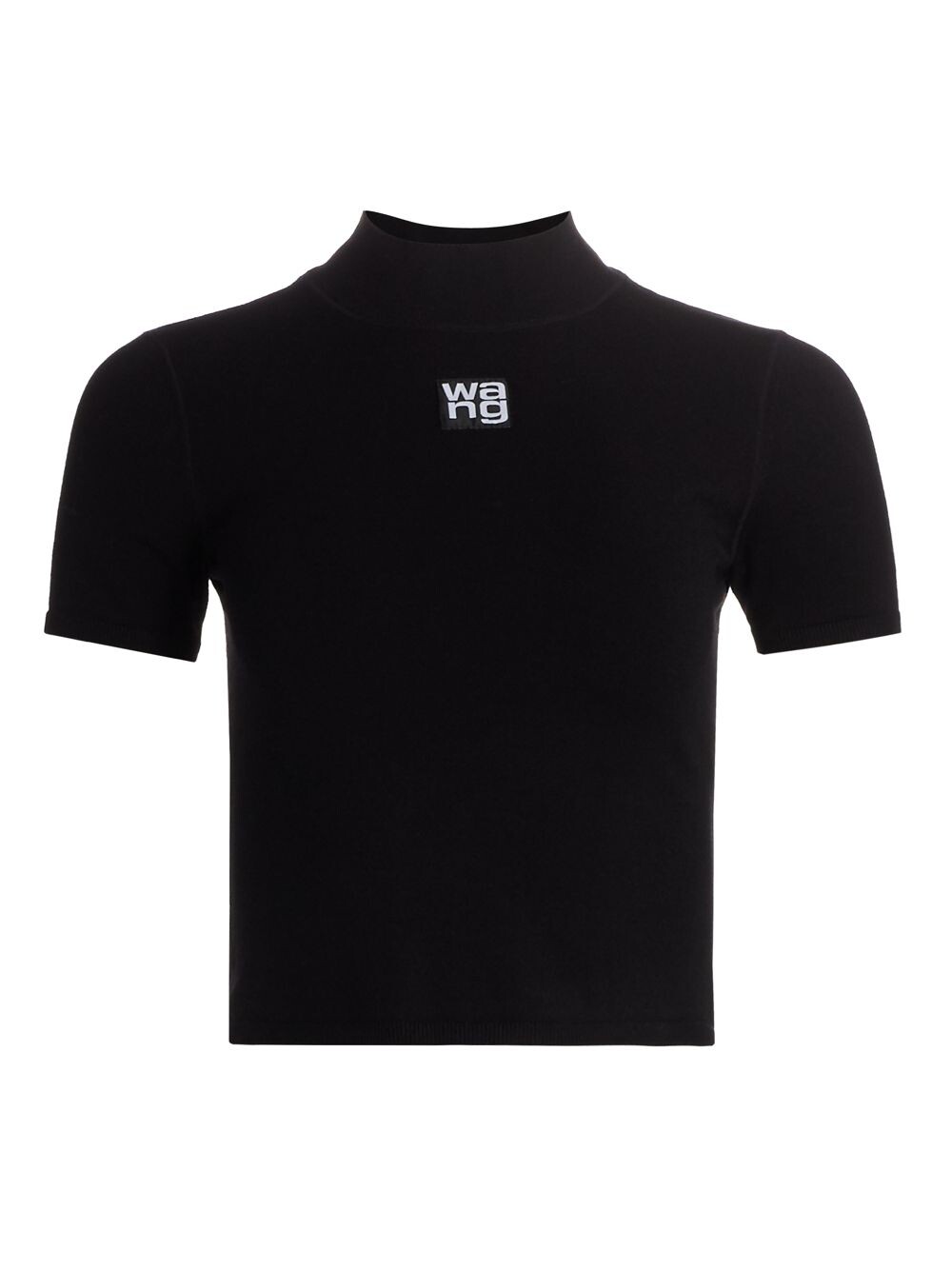 

Футболка с воротником-стойкой alexanderwang.t, черный