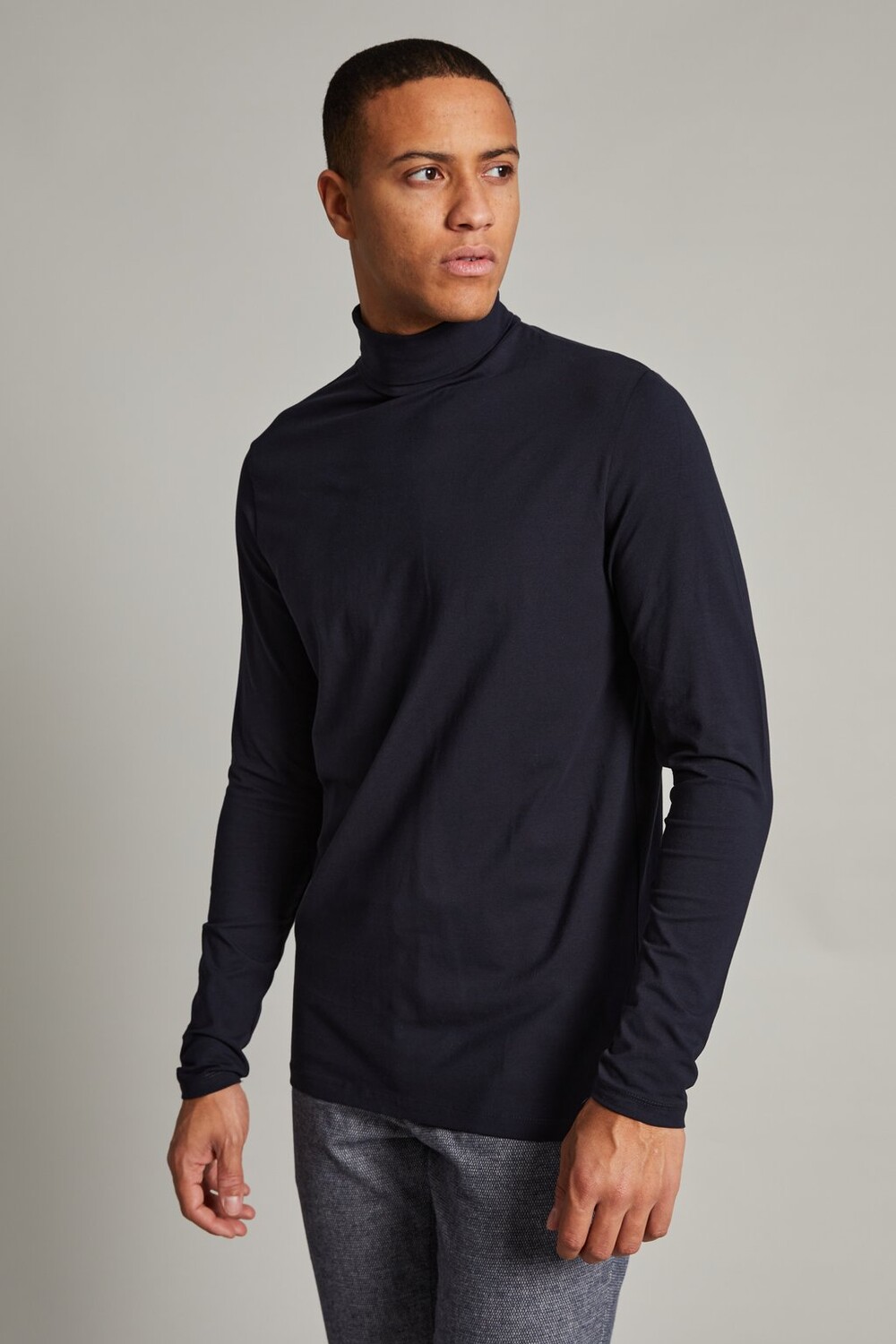 

Футболка с длинным рукавом Majoseph Ls Turtleneck Matinique, цвет dark navy