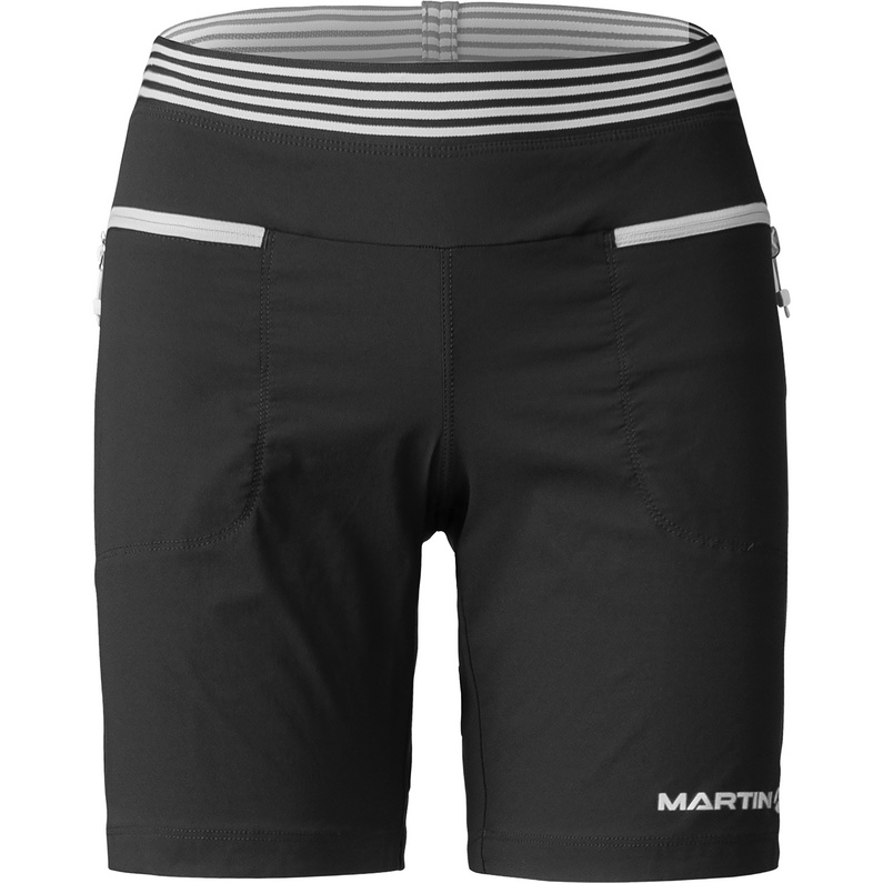Женские прямые шорты Alpmate Martini Sportswear, черный
