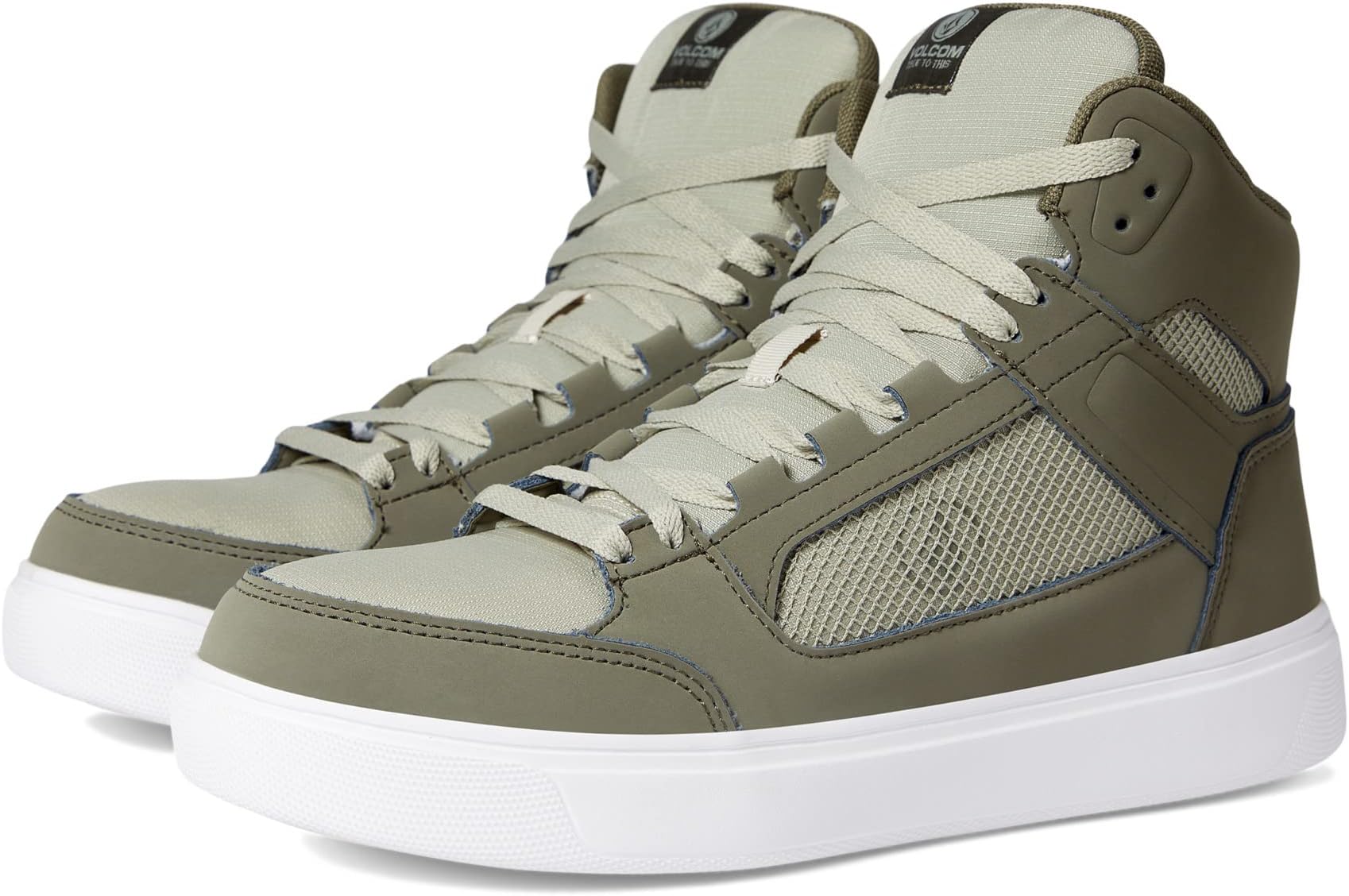 

Кроссовки Evolve EH High Top Comp Toe Volcom, цвет Olive/Grey