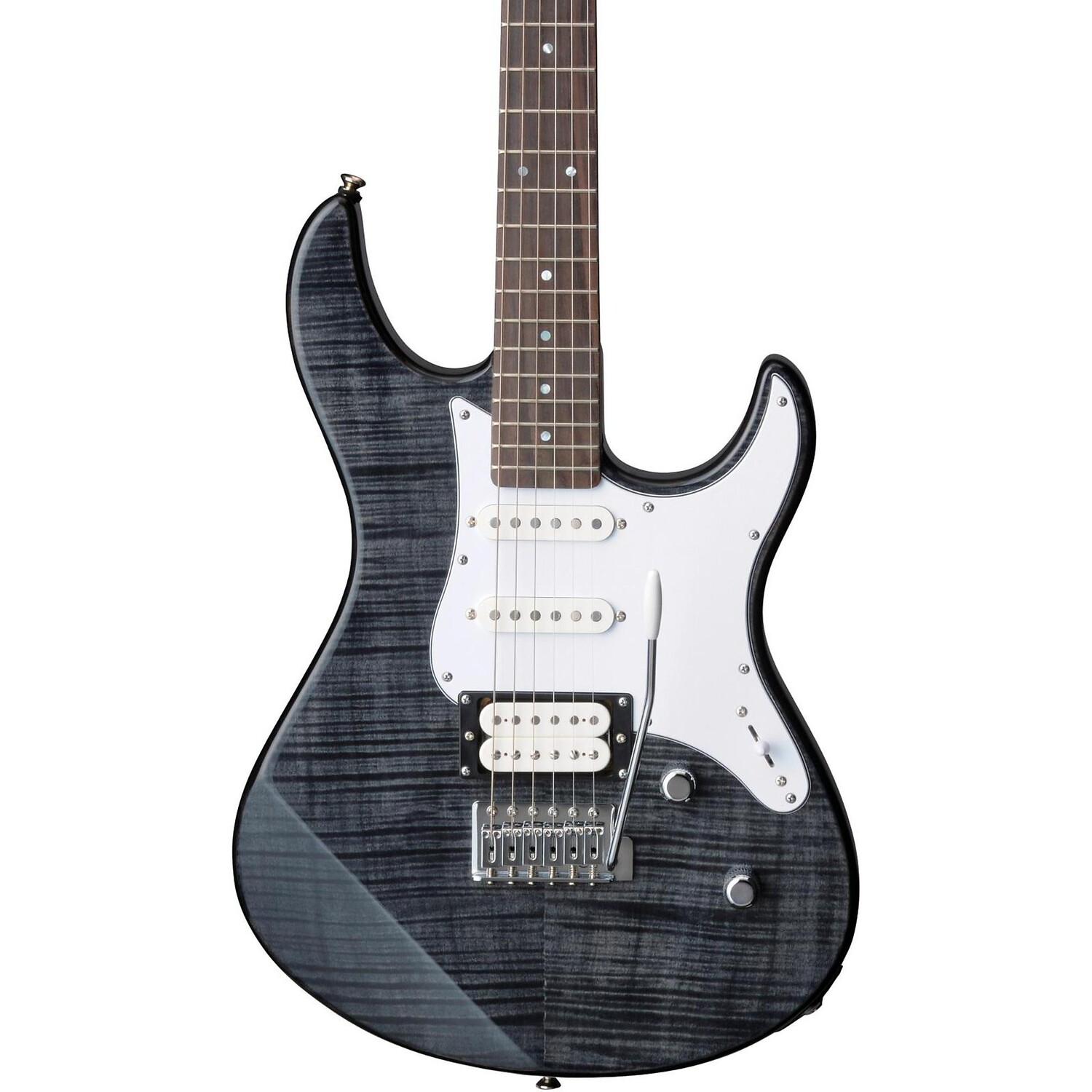 

Электрогитара Yamaha PAC212VFM Flame Maple Top, полупрозрачная черная