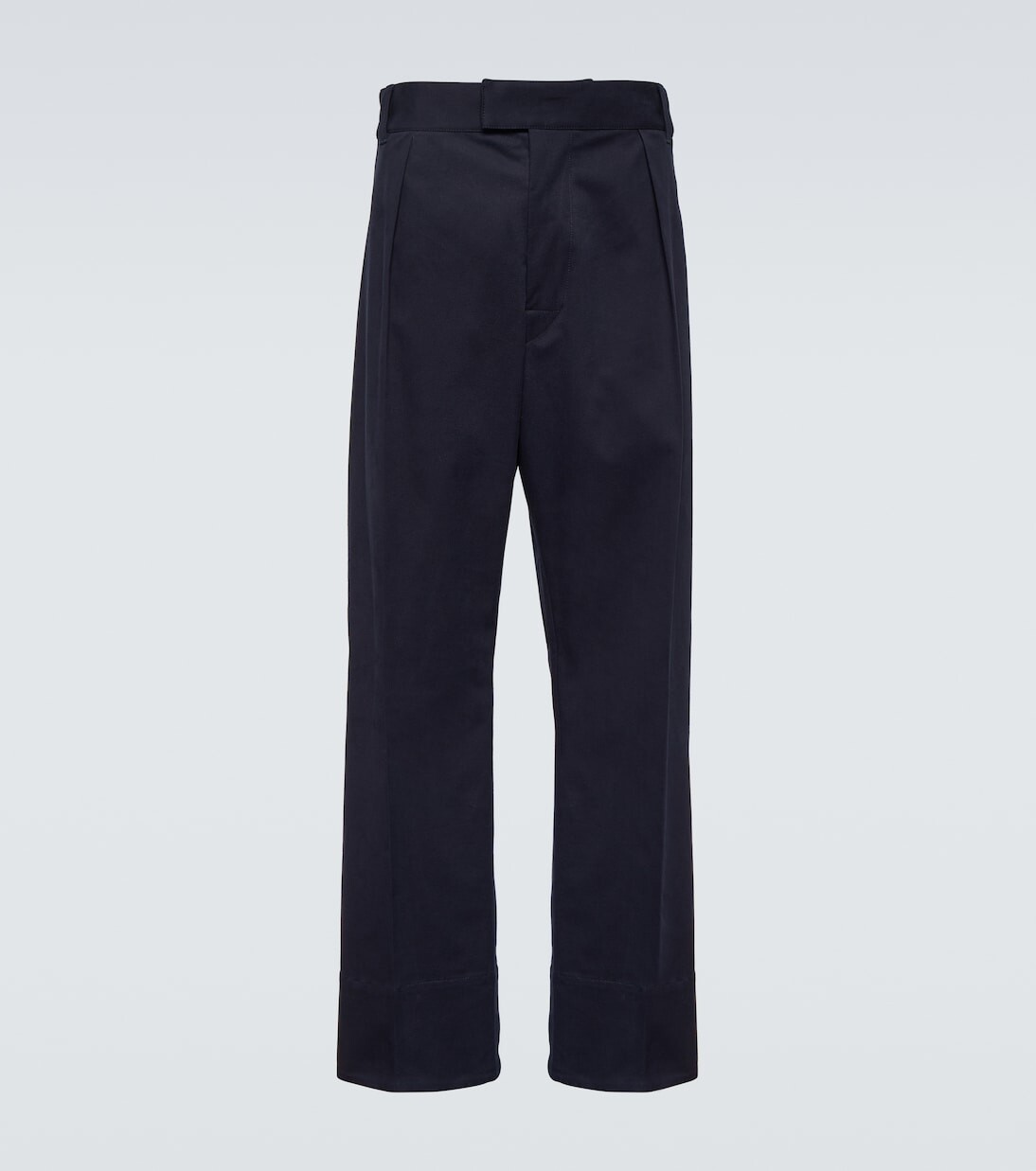 

Прямые брюки reinga из габардина Loro Piana, синий