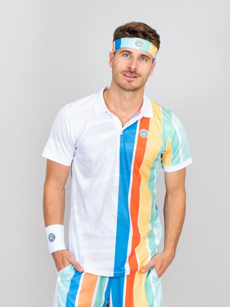 

Футболка BIDI BADU Pure Wild Polo, разноцветный