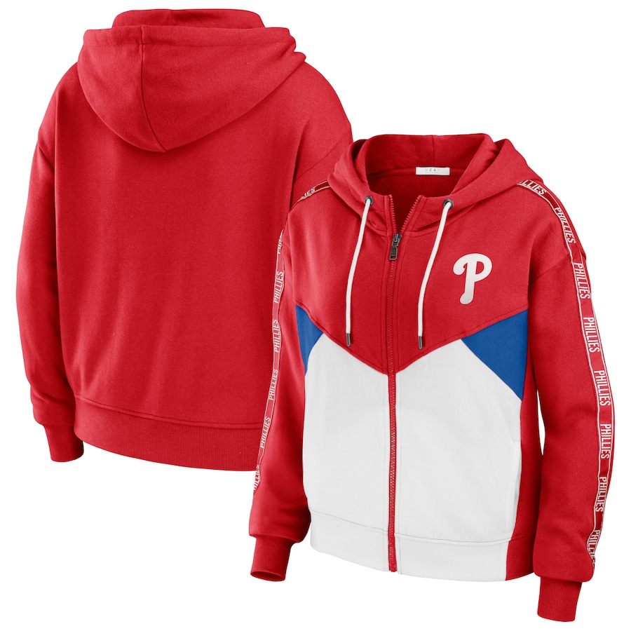 

Толстовка на молнии WEAR by Erin Andrews Philadelphia Phillies, красный