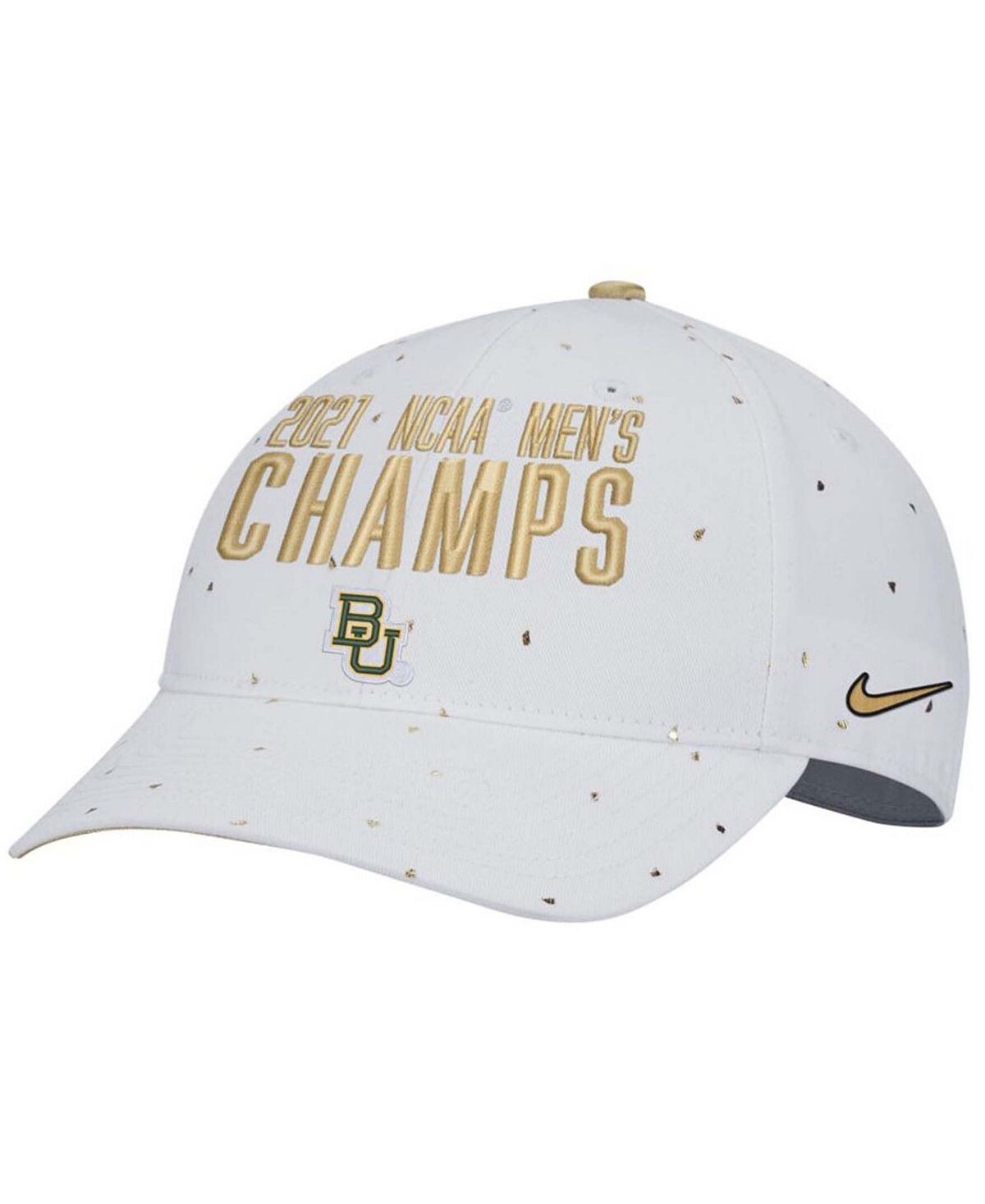 

Мужская белая бейсболка Baylor Bears 2021 NCAA, мужская баскетбольная регулируемая кепка национальных чемпионов в раздевалке Legacy 91 Performance Nike