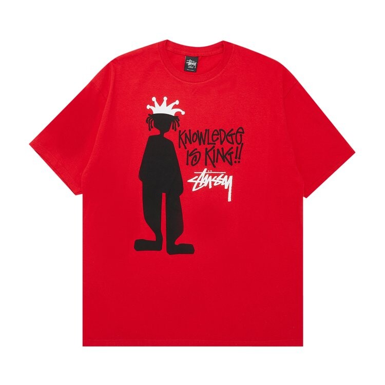 

Футболка Stussy Knowledge Is King Irie 'Red', красный