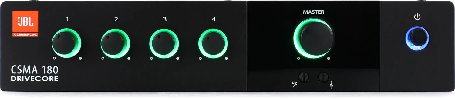 

JBL CSMA 180 80 Вт 4-канальный микшер-усилитель