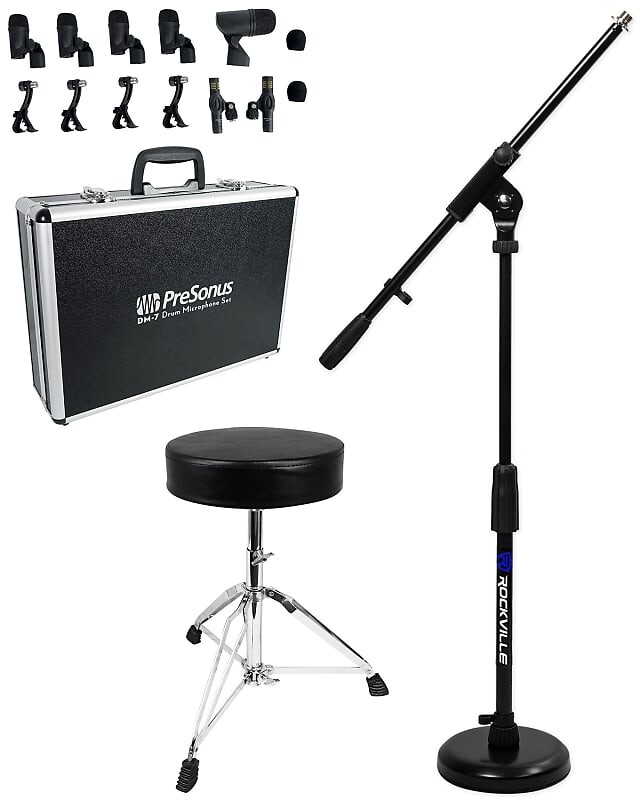 

Комплект барабанных микрофонов PreSonus DM-7+RKDS+RDS30