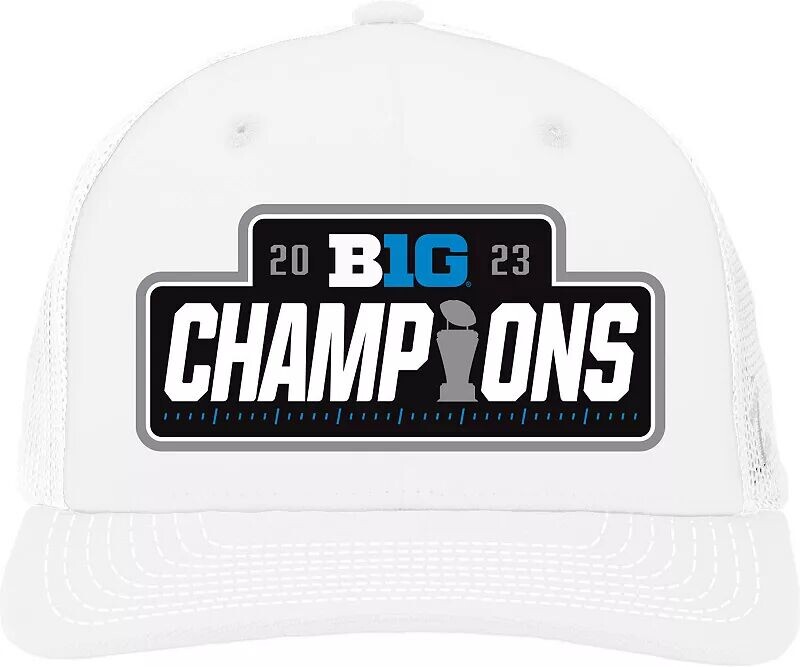 

Регулируемая шапка для раздевалки Zephyr для взрослых Michigan Wolverines 2023 Big 10 Champions