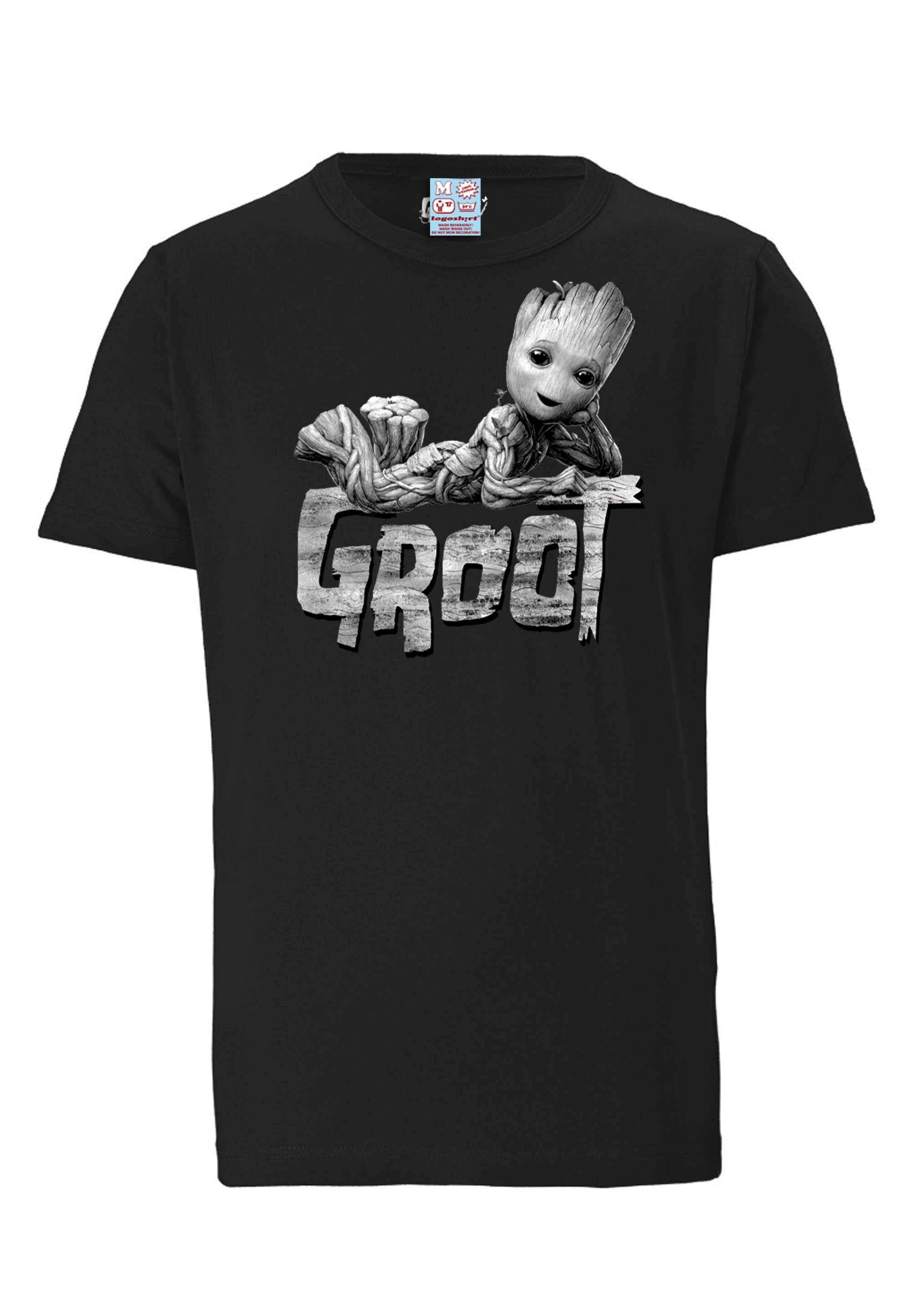цена Футболка Logoshirt Marvel Groot, черный