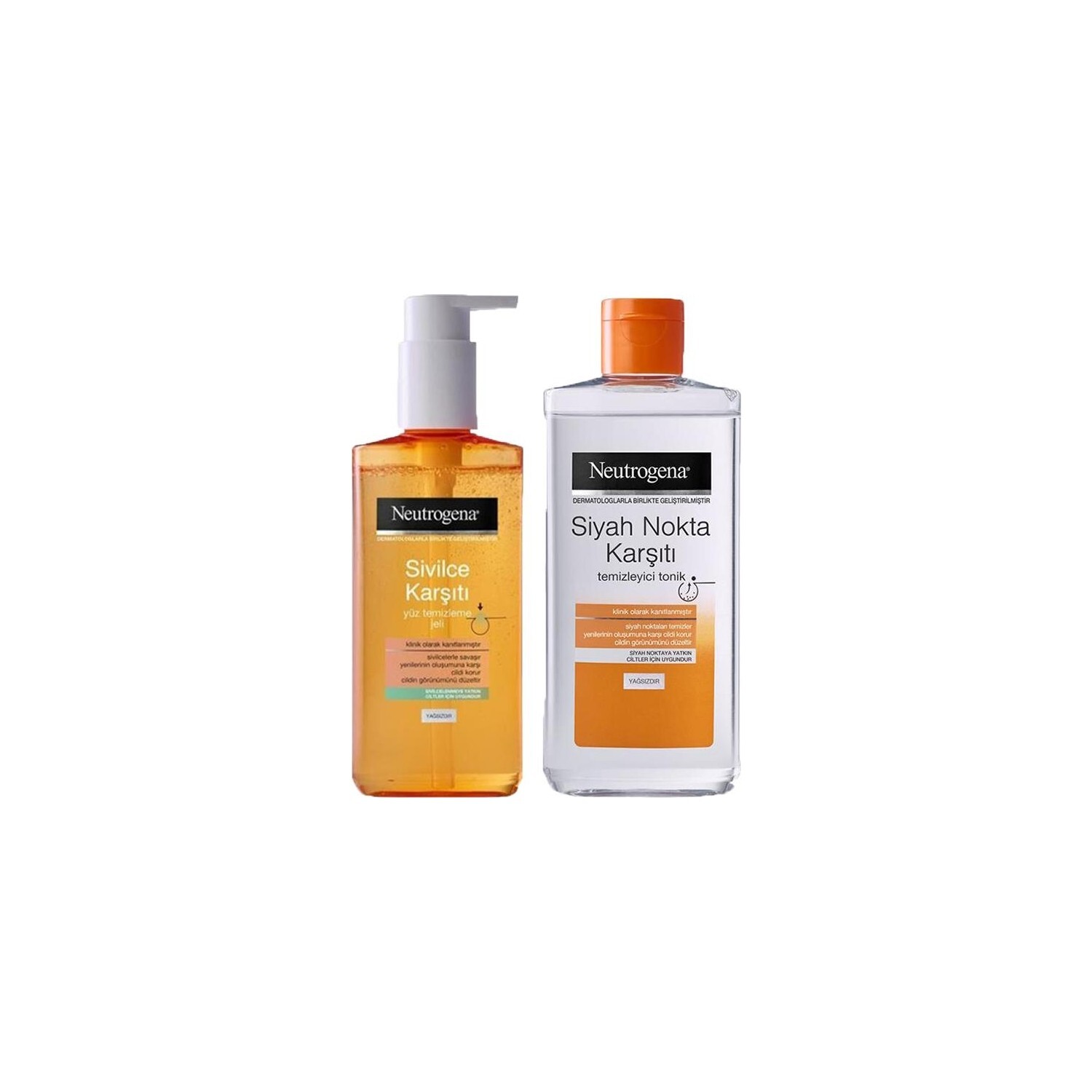 

Очищающий гель для лица Visible Clear 200 мл + Тоник для удаления черных точек Neutrogena, 200 мл