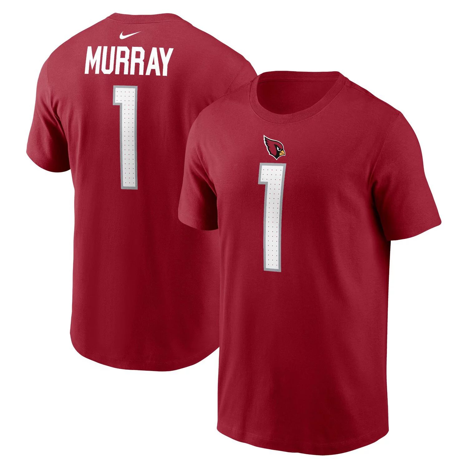 

Мужская футболка Kyler Murray Cardinal Arizona Cardinals с именем и номером игрока Nike