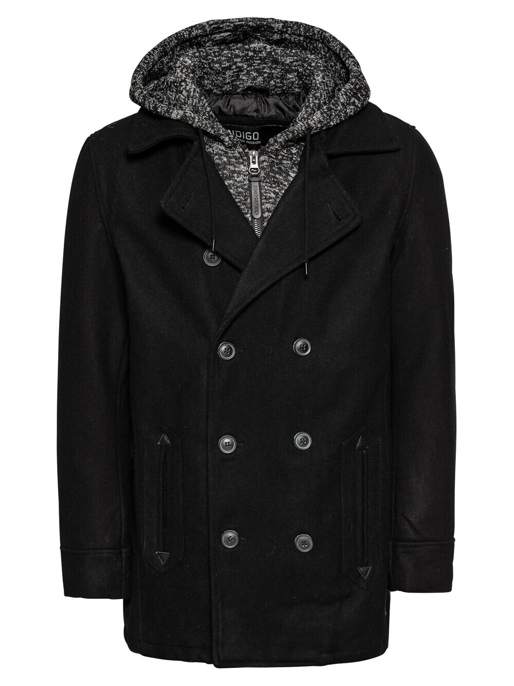 

Межсезонное пальто INDICODE JEANS Clifford, черный