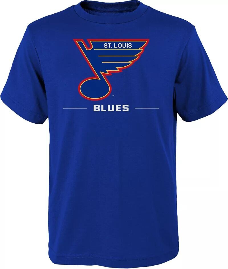 

Outerstuff Синяя футболка с v-образным вырезом NHL Youth St. Louis Blues Reissue