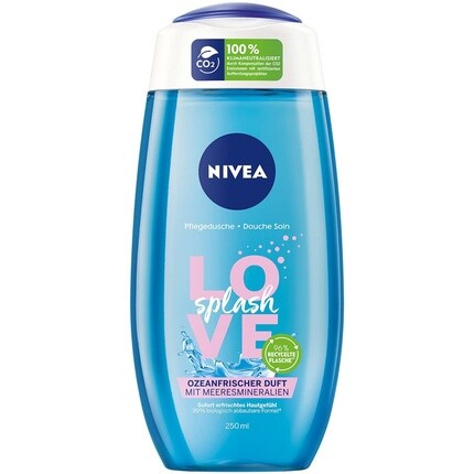

Nivea Love Splash Shower 250 мл, освежающий гель для душа с морскими минералами