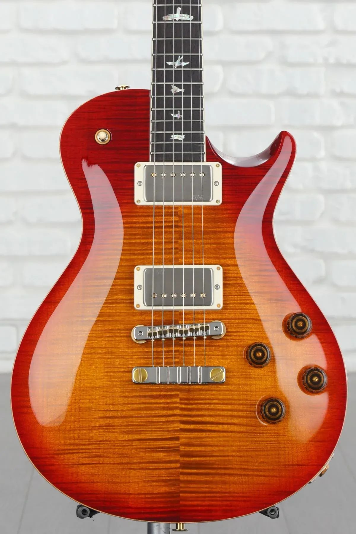 

Новая электрогитара PRS McCarty Singlecut 594 - Dark Cherry Burst, 10-Top