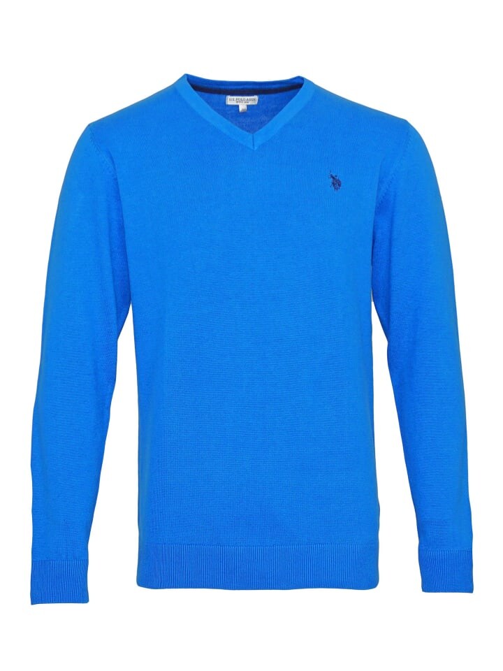 Пуловер U.S. Polo Assn., синий