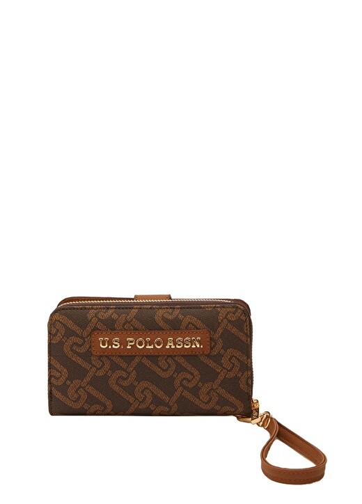 

Коричневый женский кошелек U.S. Polo Assn.