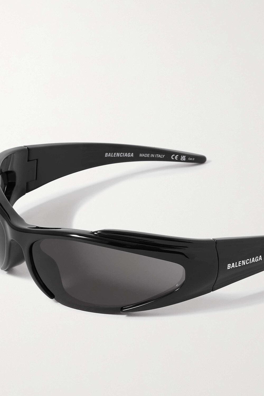 

BALENCIAGA EYEWEAR солнцезащитные очки «кошачий глаз» из ацетата, черный
