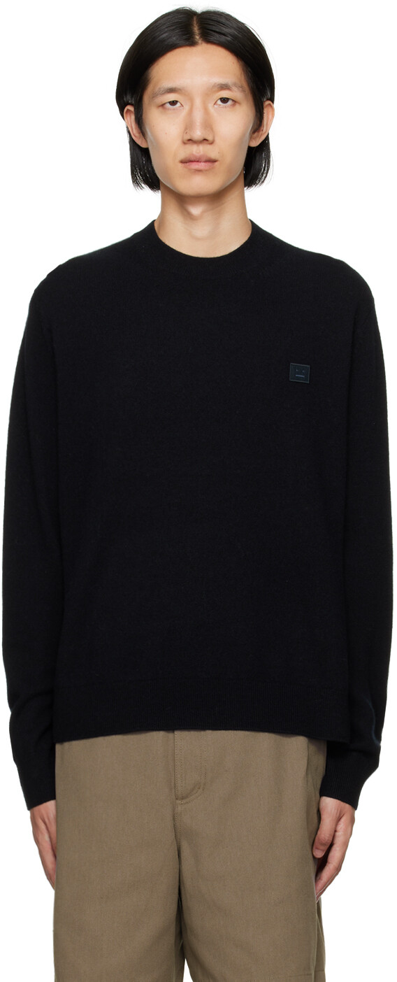 

Черный свитер с нашивками Acne Studios