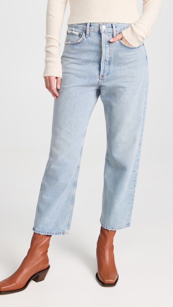 

Джинсы AGOLDE 90s Crop Mid Rise Straight
