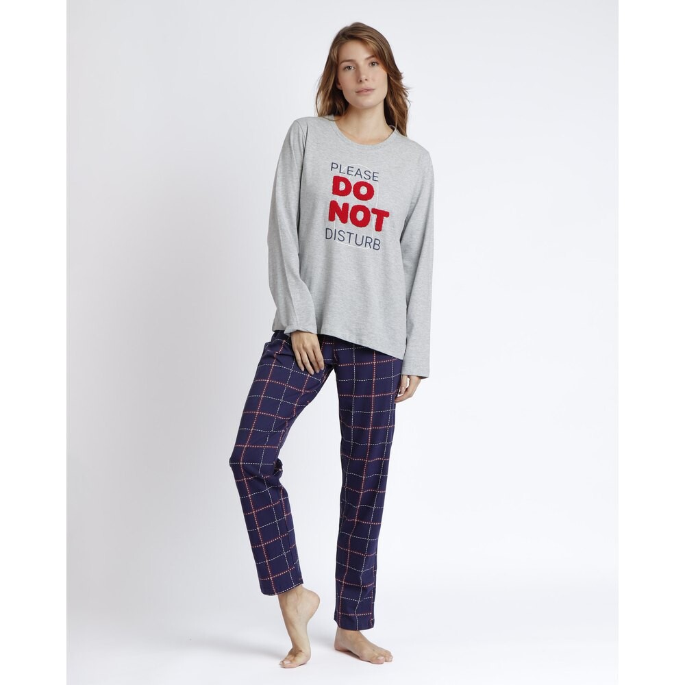 

Пижама Admas Stay At Home Do Not Disturb, серый