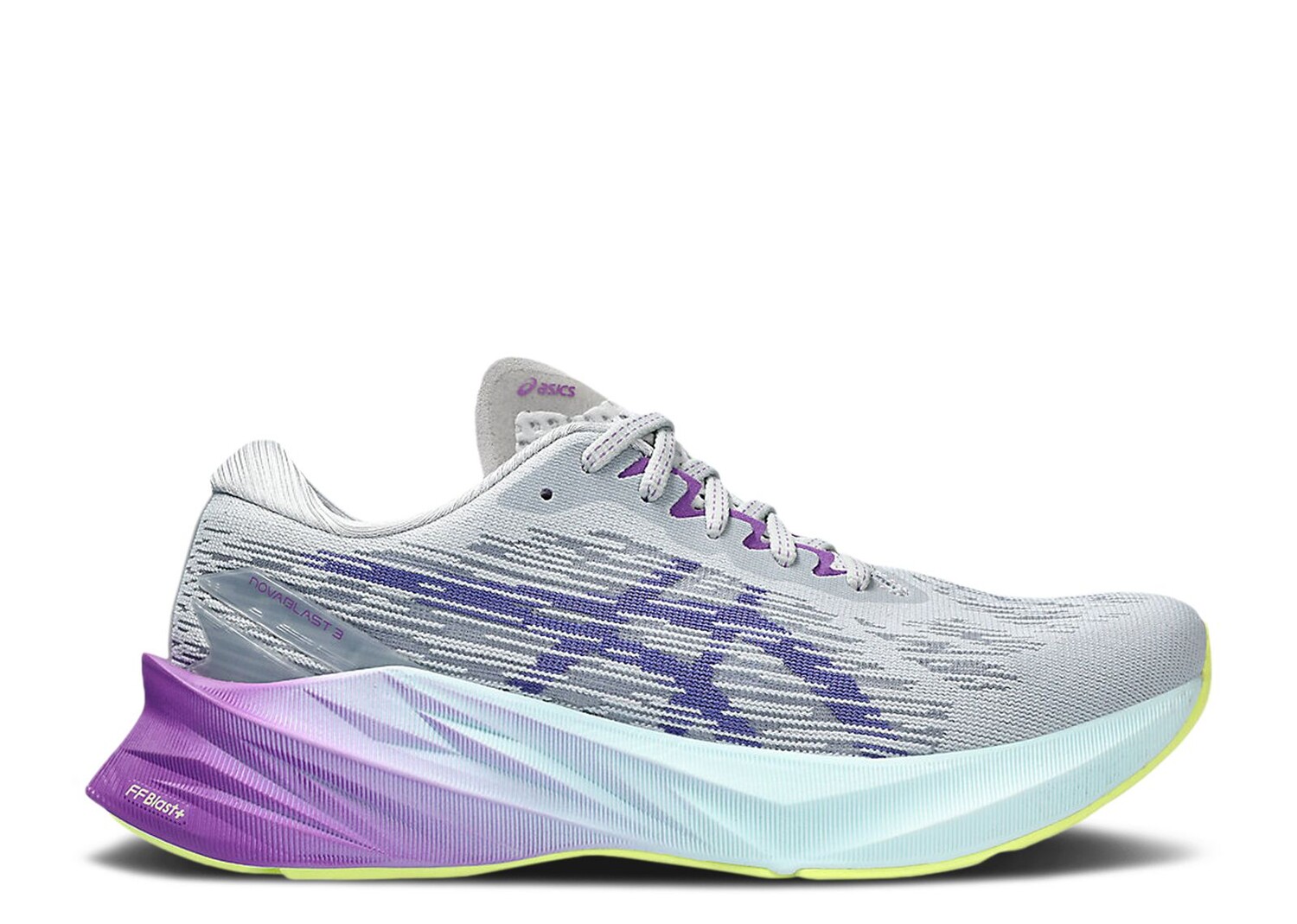 

Кроссовки ASICS Wmns Novablast 3 'Piedmont Grey Blue Violet', серый