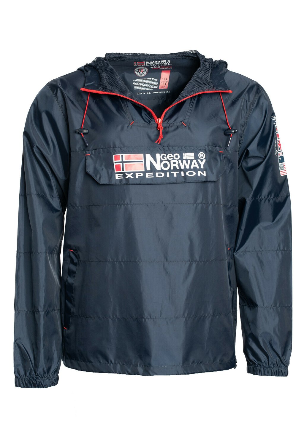 

Ветровка ANORAK BOOGEE Geo Norway, цвет navy