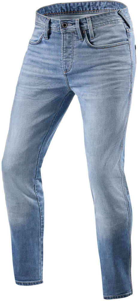 Мотоциклетные джинсы Piston 2 SK Revit, светло-синий