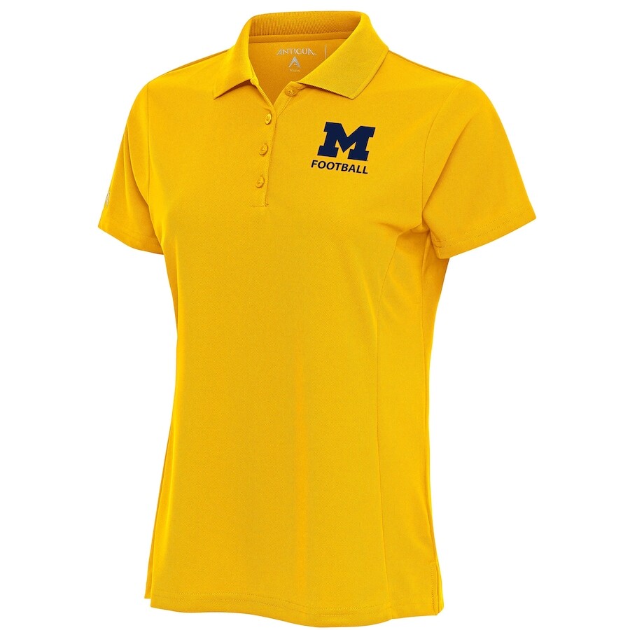 

Поло с коротким рукавом Antigua Michigan Wolverines