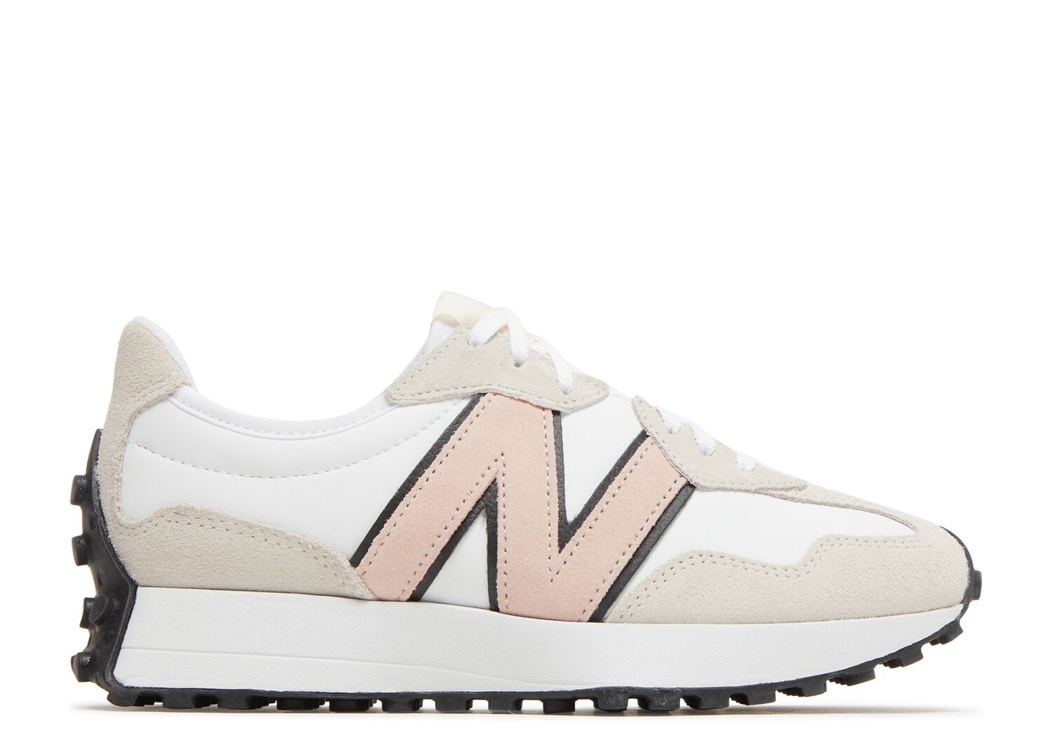 Кроссовки New Balance Wmns 327 'White Pink Haze', белый полукеды 327 unisex new balance цвет pink haze