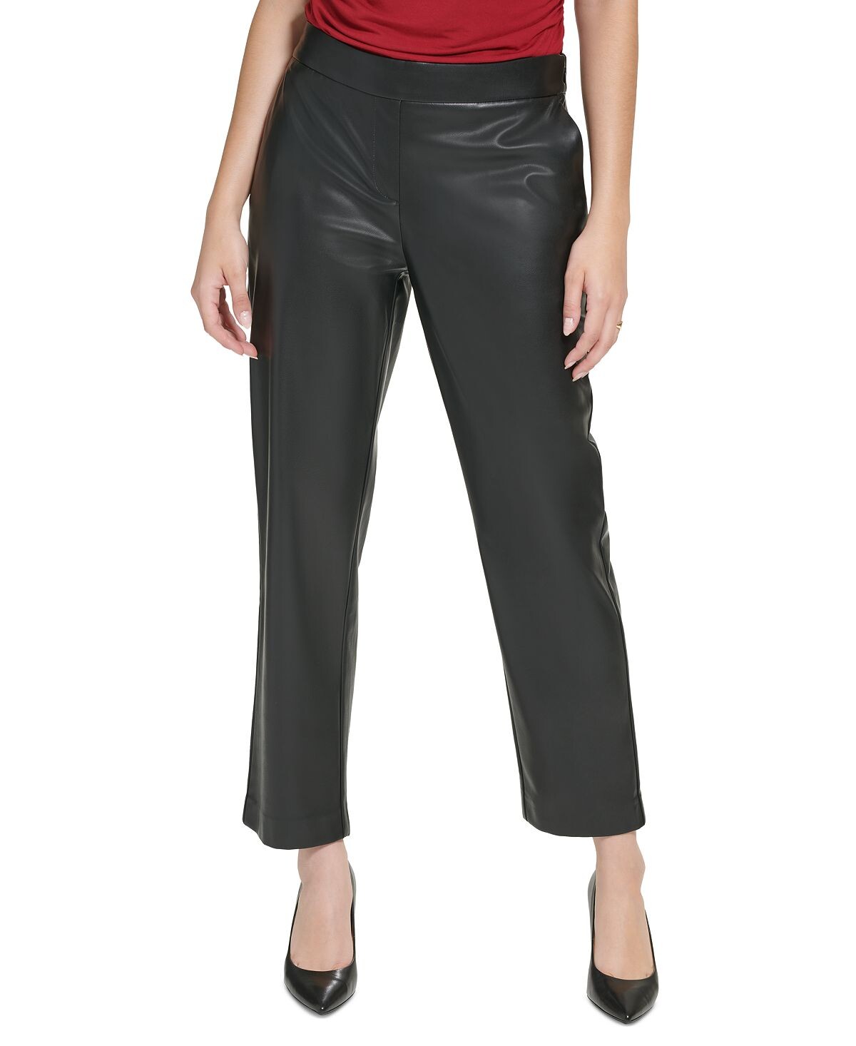 

Женские узкие брюки из искусственной кожи X-Fit Calvin Klein, черный