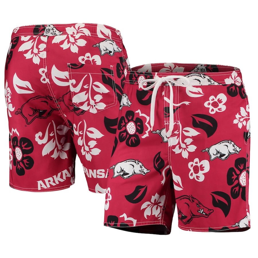 

Пляжные шорты Wes & Willy Arkansas Razorbacks, кардинал