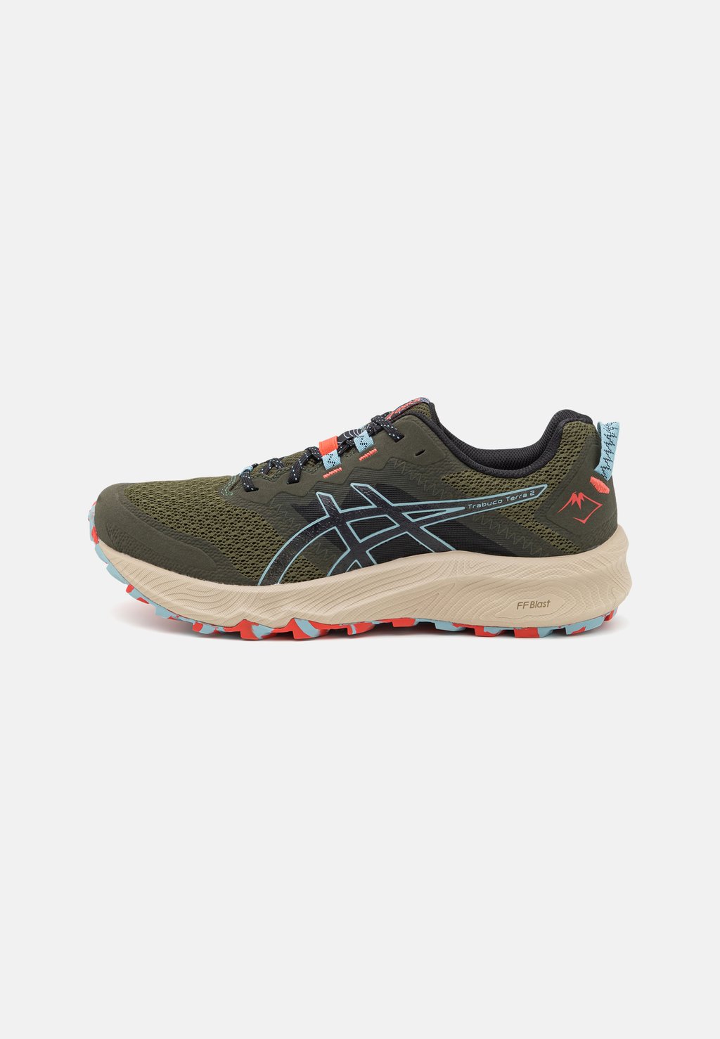 

Кроссовки для трейлраннинга Trabuco Terra 2 ASICS, дымчато-зеленый/дымчато-синий