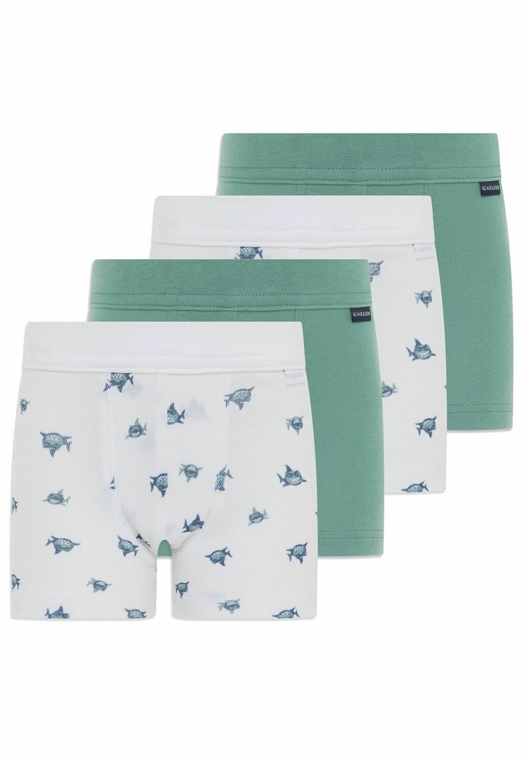 

Шорты-боксеры 4ER PACK Schiesser, зеленый
