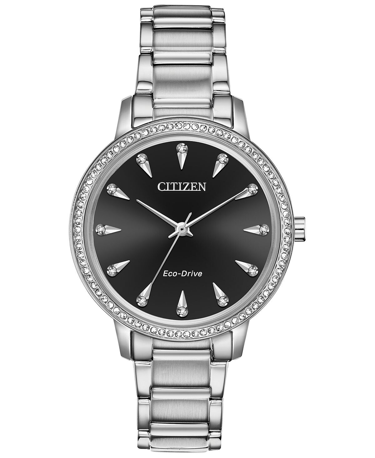 

Женские часы Eco-Drive с браслетом из нержавеющей стали, 36 мм Citizen, серебро