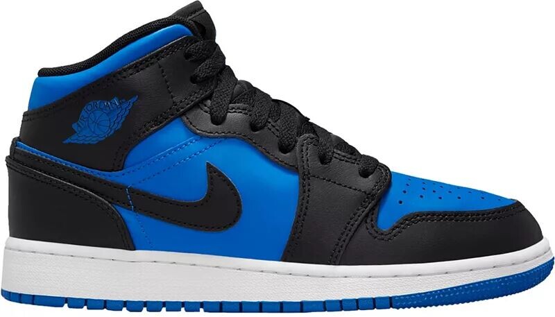 

Детские баскетбольные кроссовки Jordan Air Jordan 1 Mid для начальной школы, мультиколор
