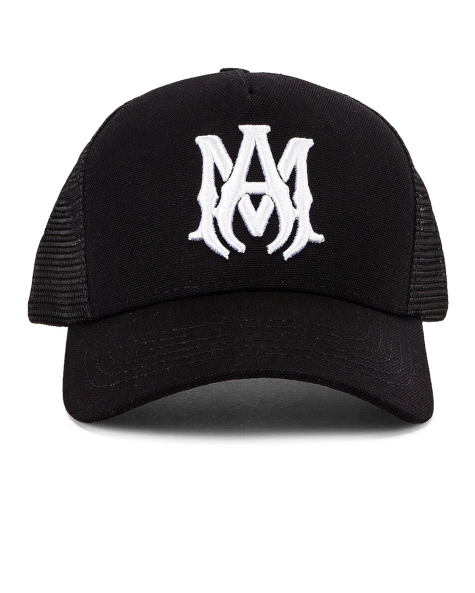 

Шапка Amiri MA Logo Trucker, цвет Black & White
