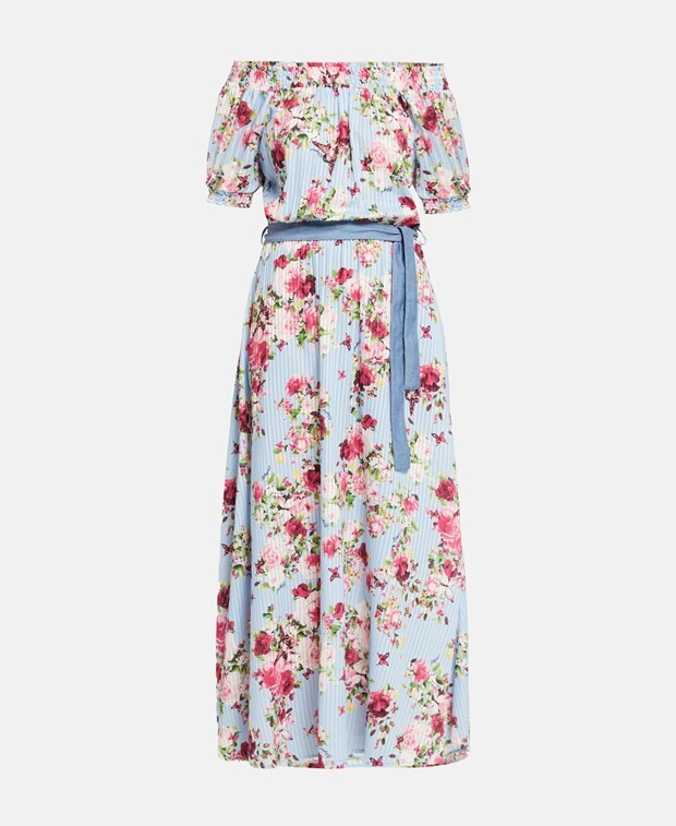 

Длинное платье Blugirl Blumarine, светло-синий