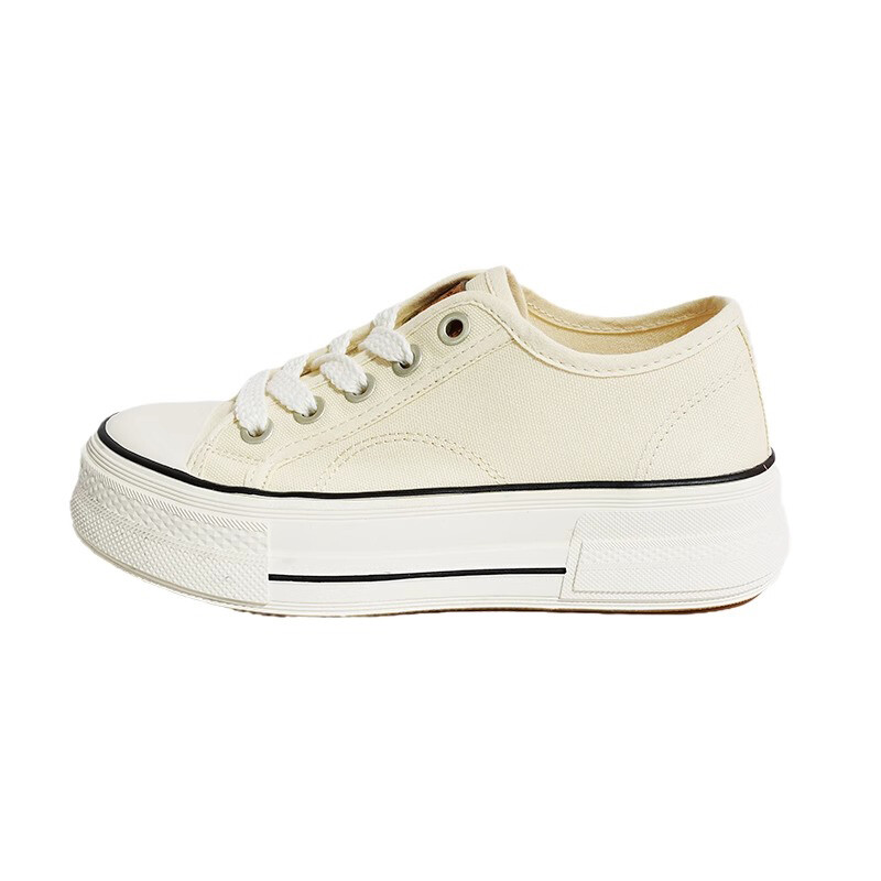 

Холщовые кеды женские с низким верхом Feiyue, белый
